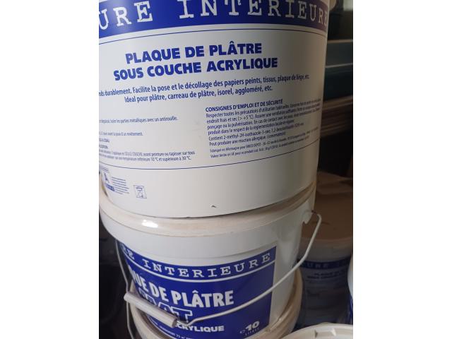 Photo Peintures blanches 10 litres image 3/3