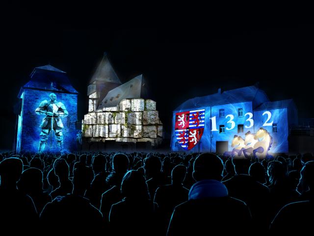 Photo Pôle Lumière - Spectacle monumental alliant artistes et vidéo-mapping image 3/6