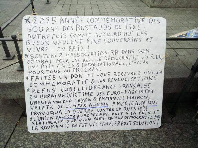 Photo Rassemblement (& expos) ; refus guerre Union européenne vs Russie ! image 3/6