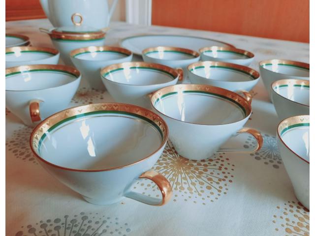 Photo Service à café/thé et dessert-39 pièces-porcelaine-Bareuther-Bavaria image 3/6