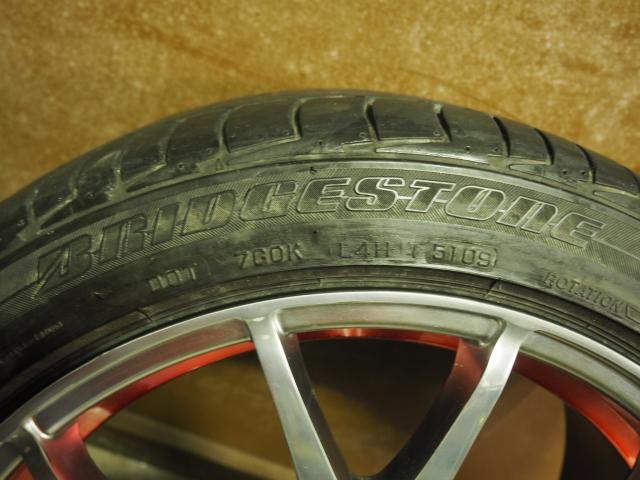 Photo Set 4 pneus+Jantes effet chromé Bridgestone 215/45R17 87W image 3/5