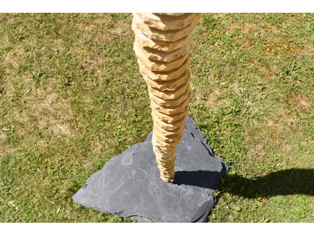 Photo Skulptur aus Travertin-Schiefer – Gartenstatue image 3/5