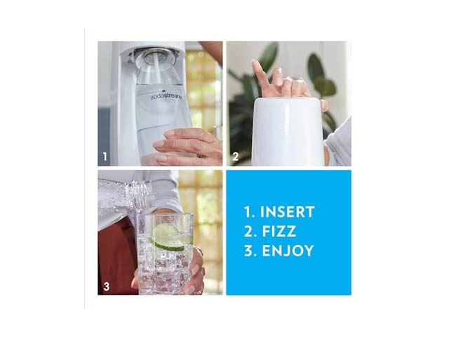 Photo SodaStream Fizzi One Touch Sparkling Water Maker Bundle image 3/3