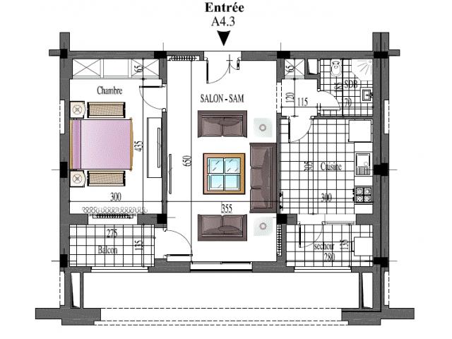Photo Sokra f2 neuf au 4e etage residence luxueuse image 3/6
