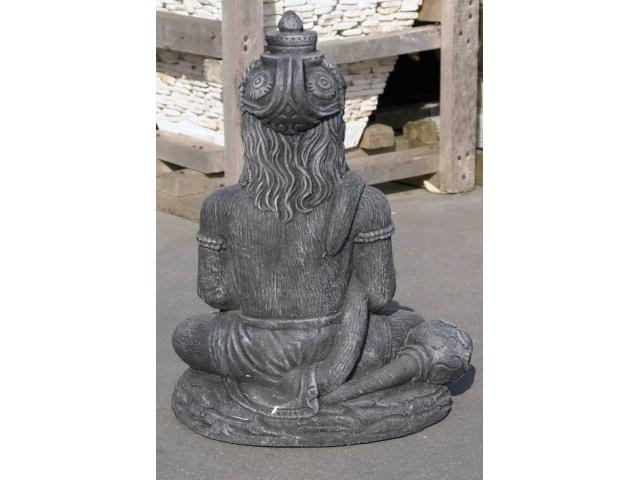 Photo statue de Hanuman en pierre - H: 45 cm image 3/4
