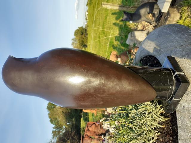 Photo SUPERBE BRONZE ANIMALIER SUR SOCLE MARBRE (la chouette) image 3/6