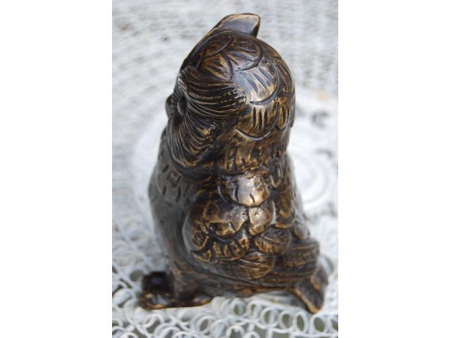 Photo SUPERBE HIBOU EN BRONZE. image 3/6