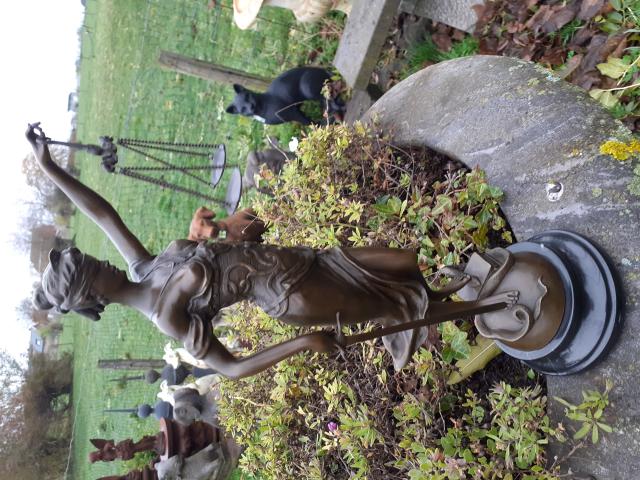 Photo Superbe lady justice (statue en bronze sur socle marbre) image 3/6