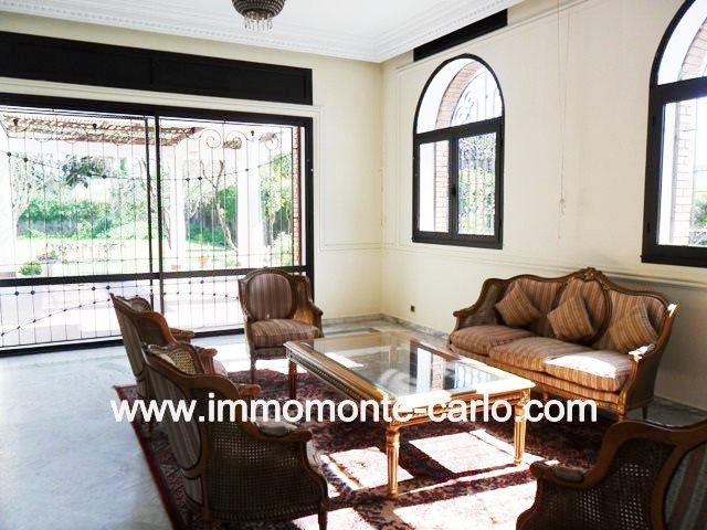 Photo Superbe villa avec chauffage central à louer à Souissi Rabat image 3/6