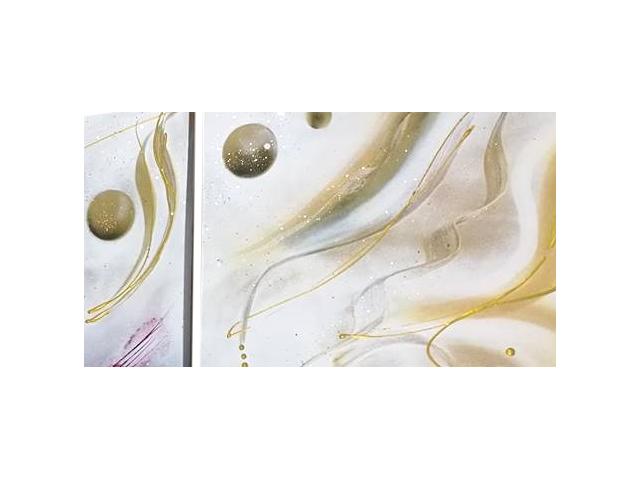 Photo Tableaux abstraits contemporains art deco image 3/3