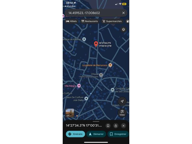 Photo Terrain de 600 mètres carrés à vendre à Saly Sénégal image 3/4