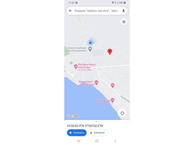 Photo Terrain de 600 mètres carrés délibération à Saly image 3/5