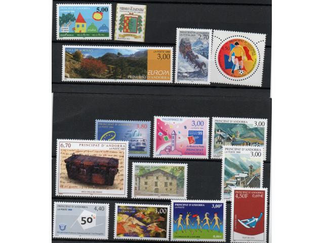 Photo Timbres d' Andorre années complètes image 3/6