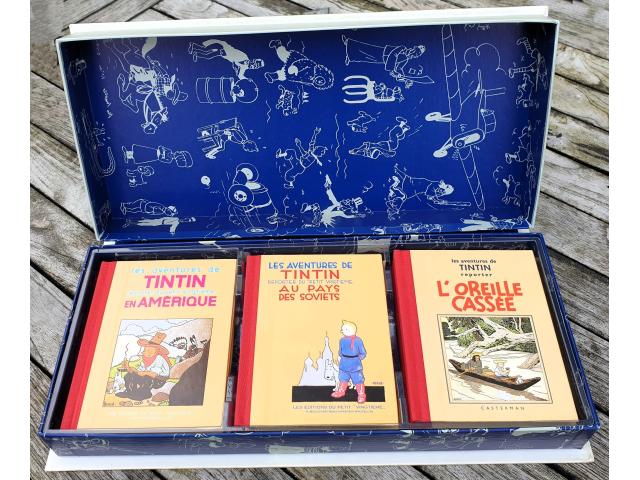 Photo Tintin Coffret 9 mini albums N&B eo 1987 image 3/6