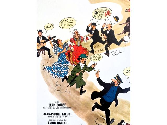 Photo Tintin et les oranges bleues ❖ Affiche ❖ Hergé format 60x80 cm image 3/5