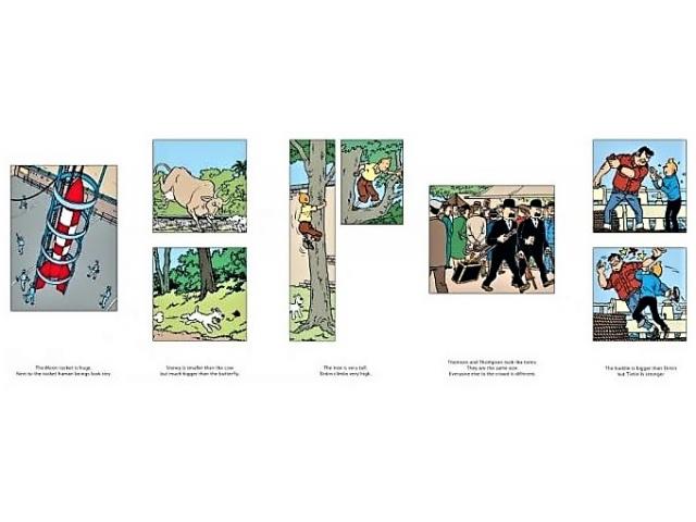 Photo Tintin ✅ Toise pour mesurer la croissance de son enfant  1999 image 3/6