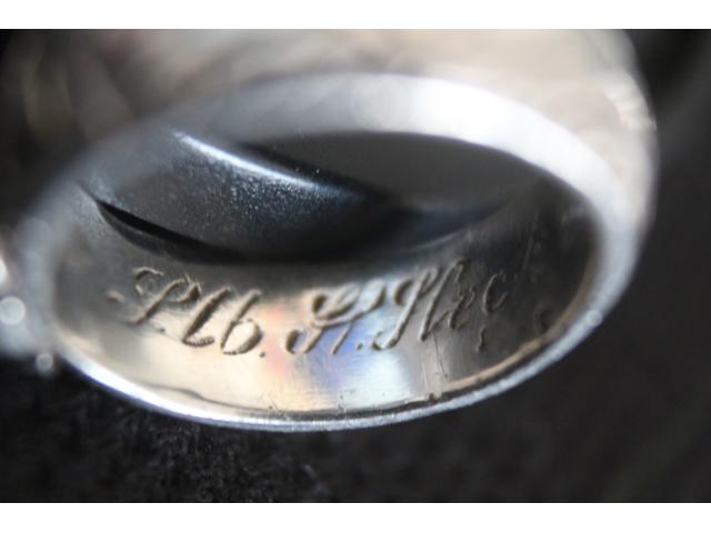 Photo Totenkopf Silber Ring, Ehrenring 1937 image 3/5