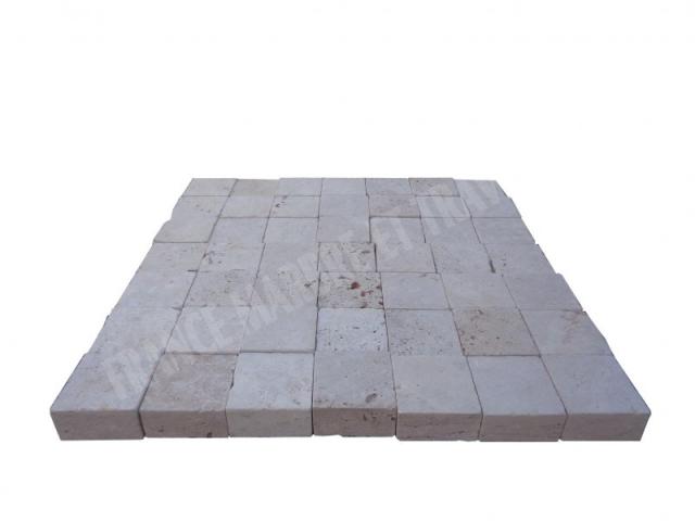 Photo Travertin Beige Clair Pavé 10x10 cm image 3/5