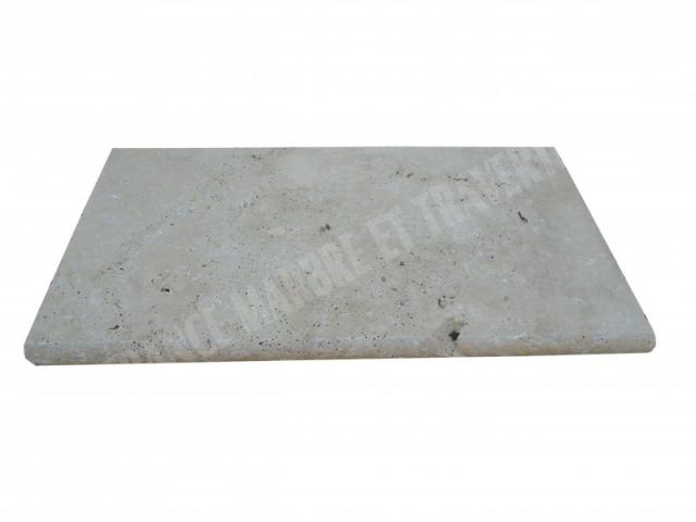 Photo Travertin Beige Nez de Marche Arrondi 30,5x61 cm image 3/5