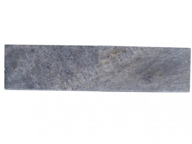 Photo Travertin Silver Margelle de Piscine Bord Arrondi 30,5x61 cm image 3/5