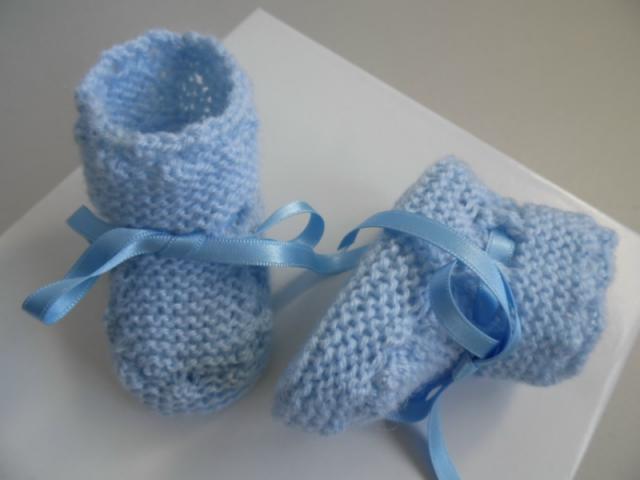 Photo Tricot bébé Duo bleu rayé Astra image 3/6