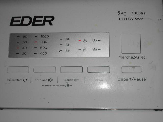 Photo VDS MACHINE A LAVER MARQUE EDER image 3/4