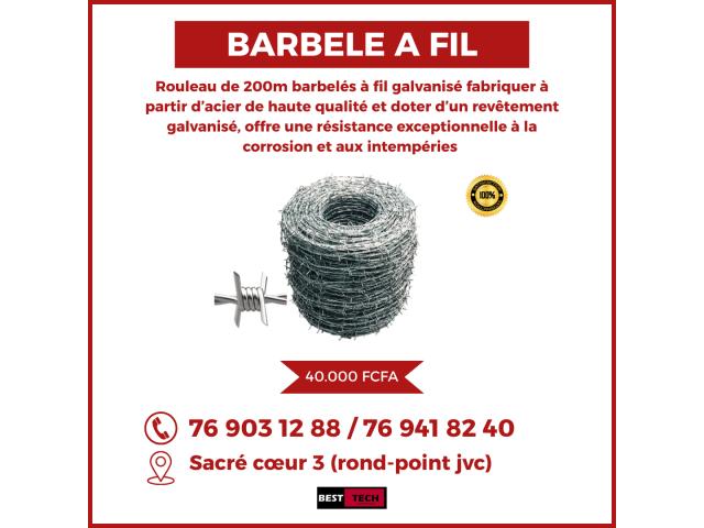 Photo VENTE ET INSTALLATION DE BARBELES A LAME / A FIL. image 3/3