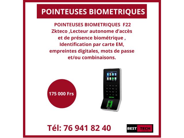 Photo VENTE ET INSTALLATION DES POINTEUSES ZKTECO  F22,F19 ET F18 image 3/3