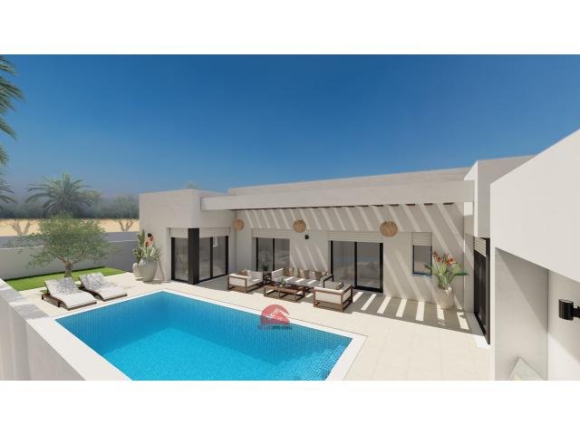 Photo VILLA EN U ET PISCINE PRIVÉE À DJERBA TUNISIE - RÉF P653 image 3/5