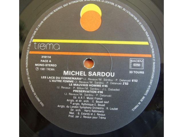 Photo Vinyl Michel SARDOU image 3/6