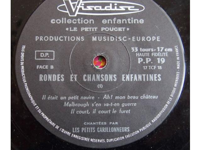 Photo Vinyl RONDES et CHANSONS ENFANTINES image 3/4