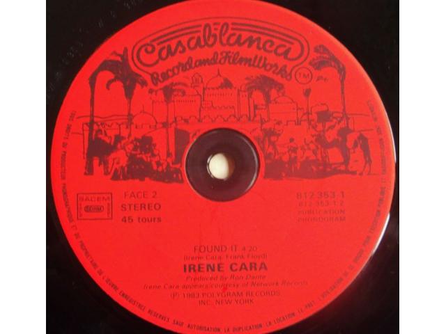 Photo Vinyle Irene CARA  Flashdance image 3/3