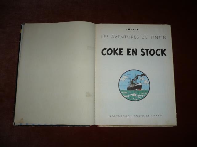 Photo 1 album de Tintin EO "Coke en stock" image 4/6