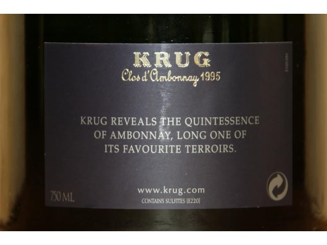Photo 1995 Krug Champagne Clos d'Ambonnay image 4/4