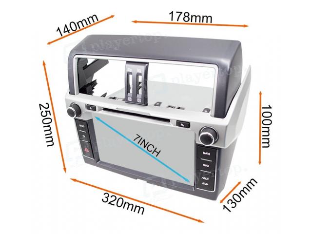 Photo AUTORADIO TOYOTA PRADO GPS ANDROID image 4/6