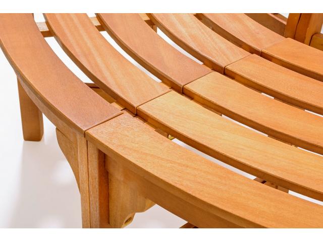 Photo Banc de jardin tour d'arbre 360° Banquet de jardin tour d'arbre 360° banc de jardin contour arbre ba image 4/5