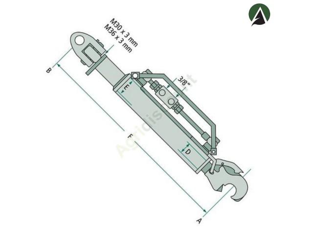 Photo Barre de poussée hydraulique - Agridiscount image 4/4