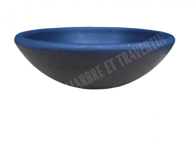 Photo Basalte Noir Vasque Modéle Bol Arrondi image 4/4