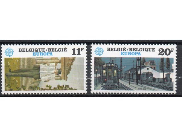 Photo Belgique timbres Europa 1980-1985 image 4/6