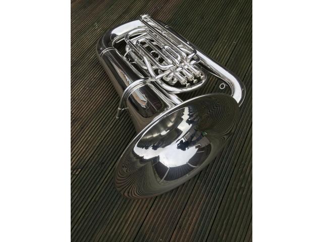 Photo Besson Sovereign BE994-2 BBb Tuba-Silver image 4/4