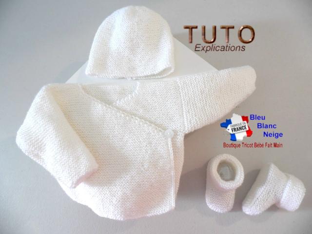Photo Boutique layette bébé et PATRON à tricoter en pdf image 4/5