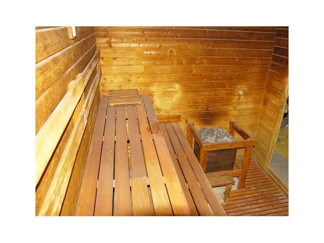 Photo Cabine de sauna Finlandais en bois occasion 10 /12 places image 4/5