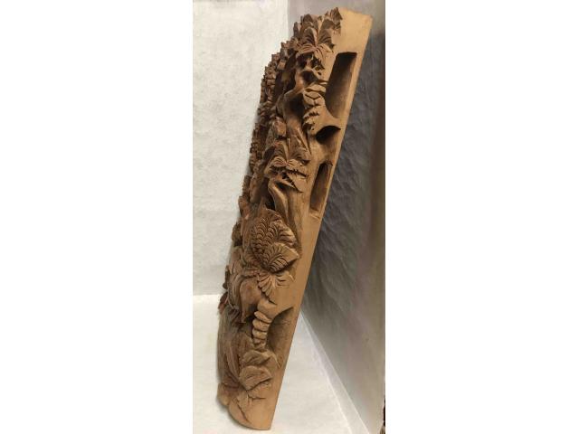 Photo Cadre en bois sculpté de Bouddha - H: 47 cm image 4/4