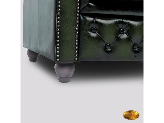Photo Canapé Chesterfield Brighton FT 2 places Antique Vert image 4/6