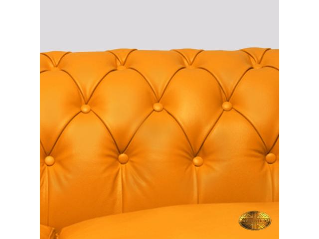 Photo Canapé Chesterfield Brighton FT 2 places Jaune image 4/4