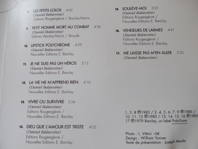 Photo CD Daniel BALAVOINE image 4/4