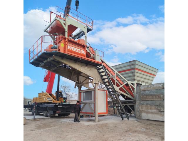 Photo Centrale à béton mobile de 100 m³ à vendre image 4/4