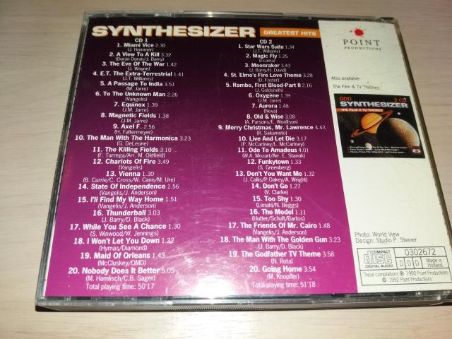 Photo Coffret double cd Synthesizer Greatest image 4/4