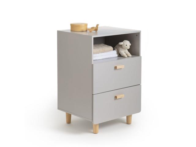Photo Commode / Table langer grise armoire montessori meuble Montessori lit Montessori bibliotheque Montes image 4/4