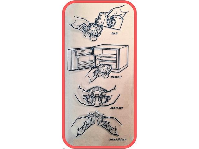 Photo Cool Shooters  ✅ Moule pour 4 Verres Glaçons image 4/4